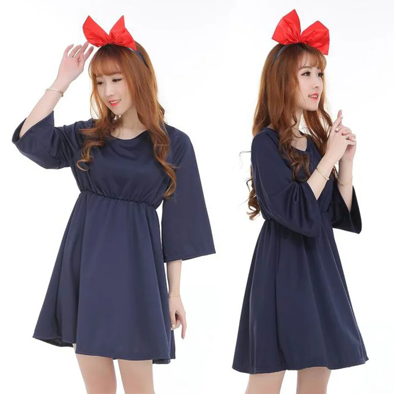 Kiki's Delivery Service. Little Witch Kiki. Everyday Dress. Halloween Miko Cosplay Costume