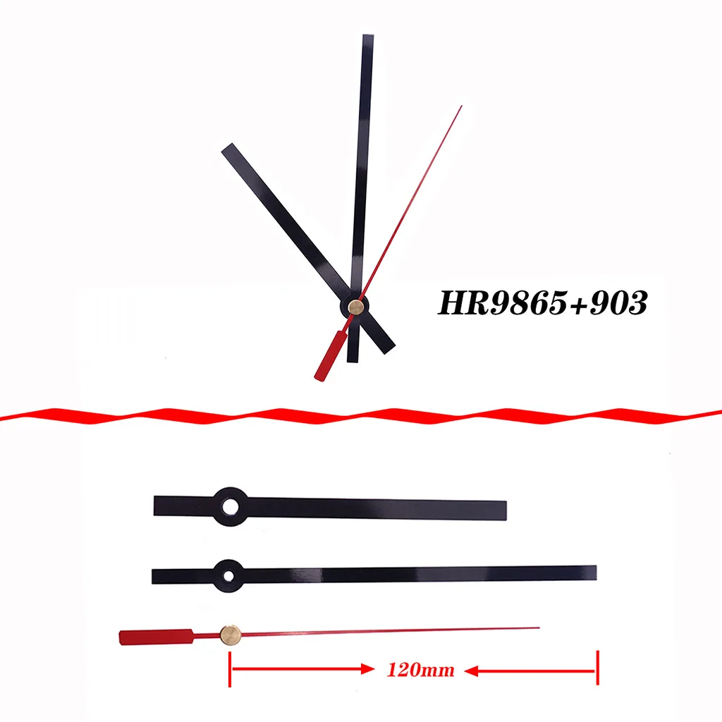 10 наборов/партия Кварцевые Металлические Часы-стрелки