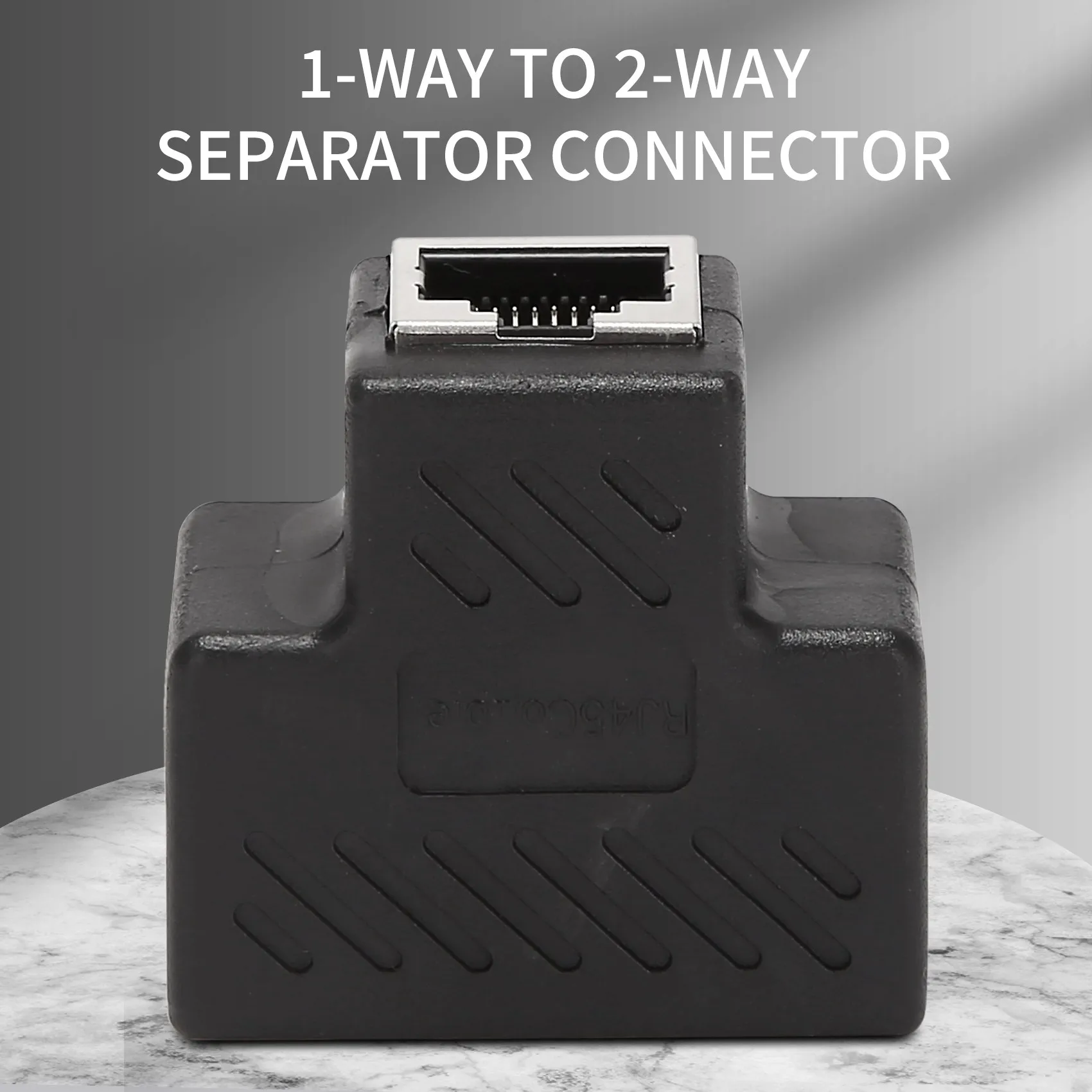 Разветвитель RJ45 с 2 портами адаптер локальной сети фоторазъем партия 1 шт.