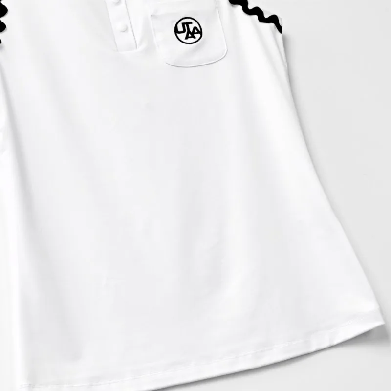 Sleeveless Polo Shirts for Women Golf Collared Tank Top for Athletic, Tennis, Golfing, Quick Dry