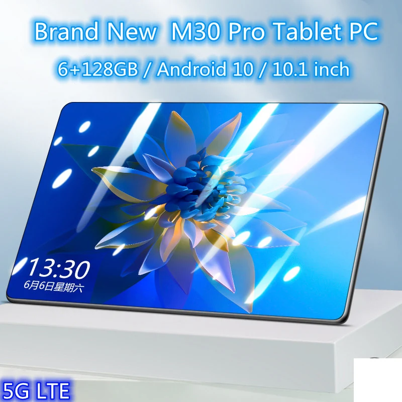 

Планшет на Android 10,1, восемь ядер, экран 10,0 дюйма, 6 ГБ + 128 ГБ