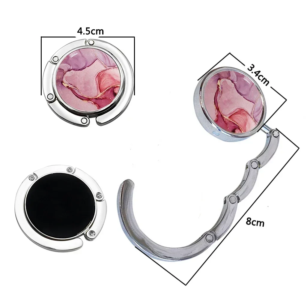Круглые складные портативные подвесные крючки для сумок столовые столы с