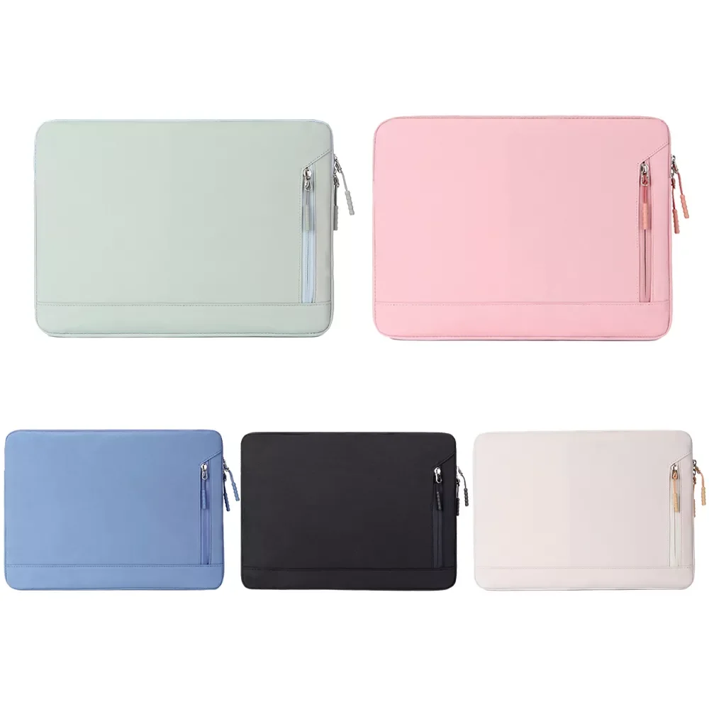 Купи New Solid Color Retro Style Busines Laptop Bag For MacBook Air Pro 13 15 13.3 14 15.6 Inch Notebook Simple Fashion Computer Case за 518 рублей в магазине AliExpress