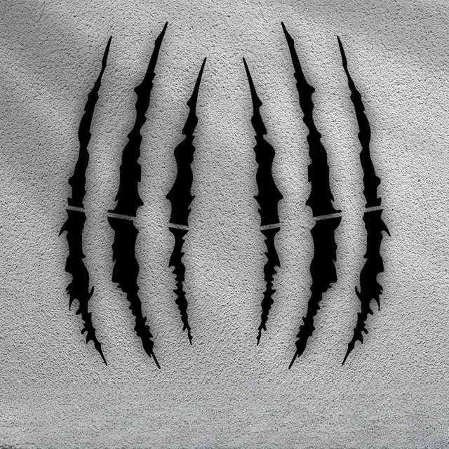 

Набор Из 2 Универсальных Виниловых Наклеек «Когти Монстра» Для Декора Мотоциклов И Автомобилей