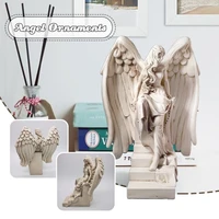 angel resin figurines statues crafts miniature ornament home decoration honor angels garden desk decor sculptures