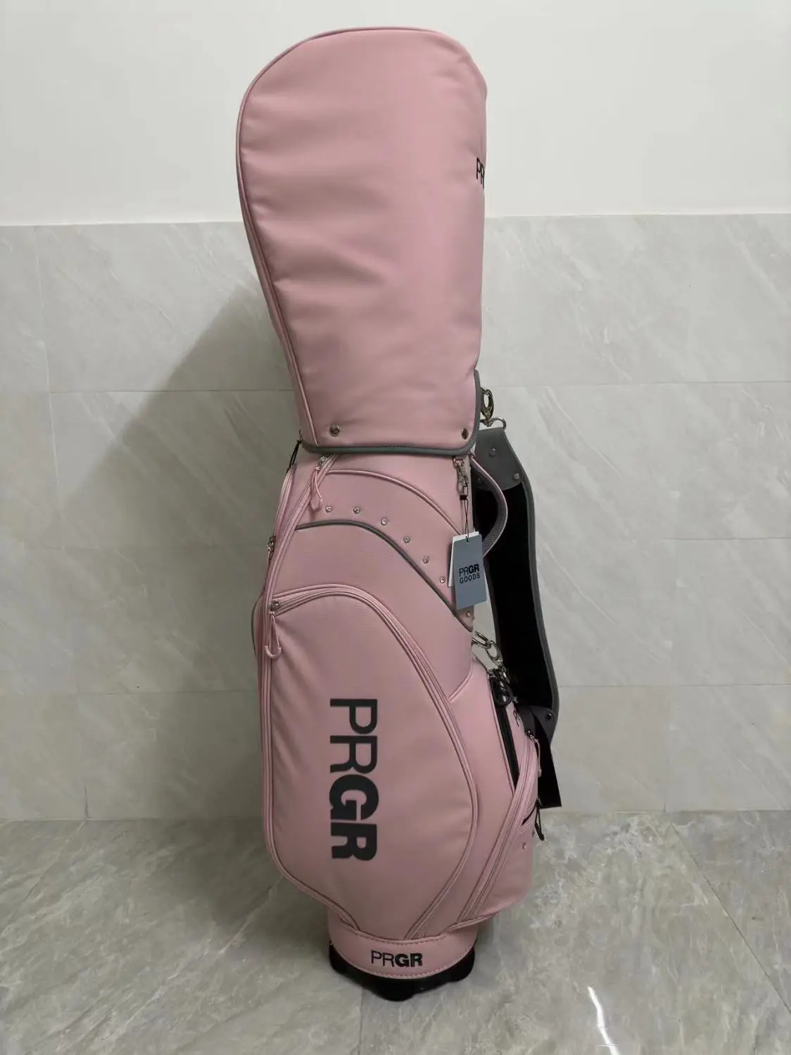 

Golf Cart Caddy Bags 2023 Autumn Golf Standard Bag Lightweight Women's Pink Golf Caddie Bag 골프가방
