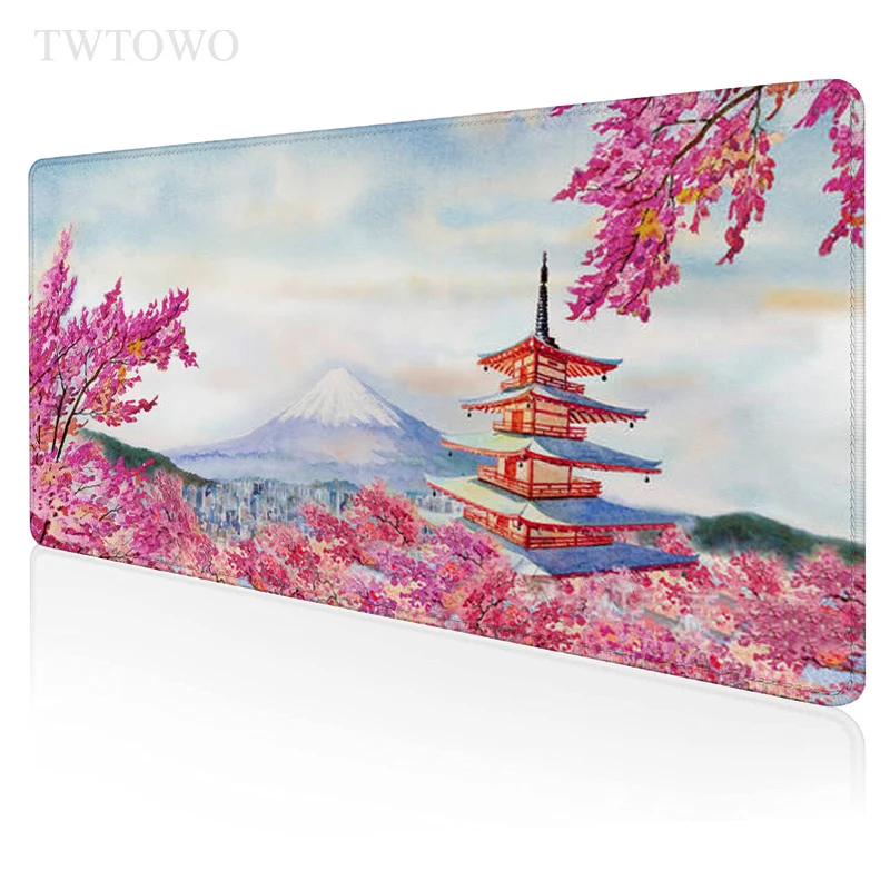 

Подставка для мыши Fuji, большой игровой коврик для мыши XL XXL, офисный ковер, коврик для мыши из натурального каучука, Настольный коврик