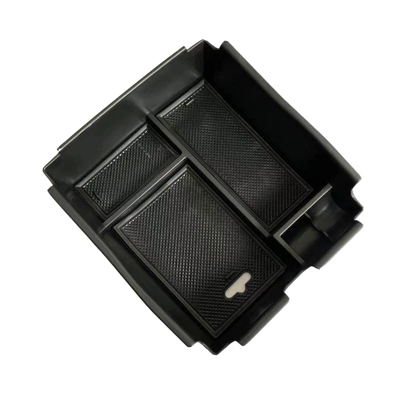 

For Santa Fe 19-20 Anti-skid Center Console Storage Tray Armrest Box Insert Organizer Car Interior Items Container