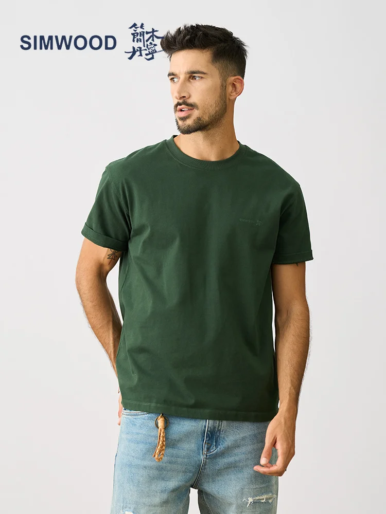 

2023 Summer New Oversize 100% Cotton 250g/sm T-shirt Men Print Comfortable Breathable Plus Size Tops SM210315