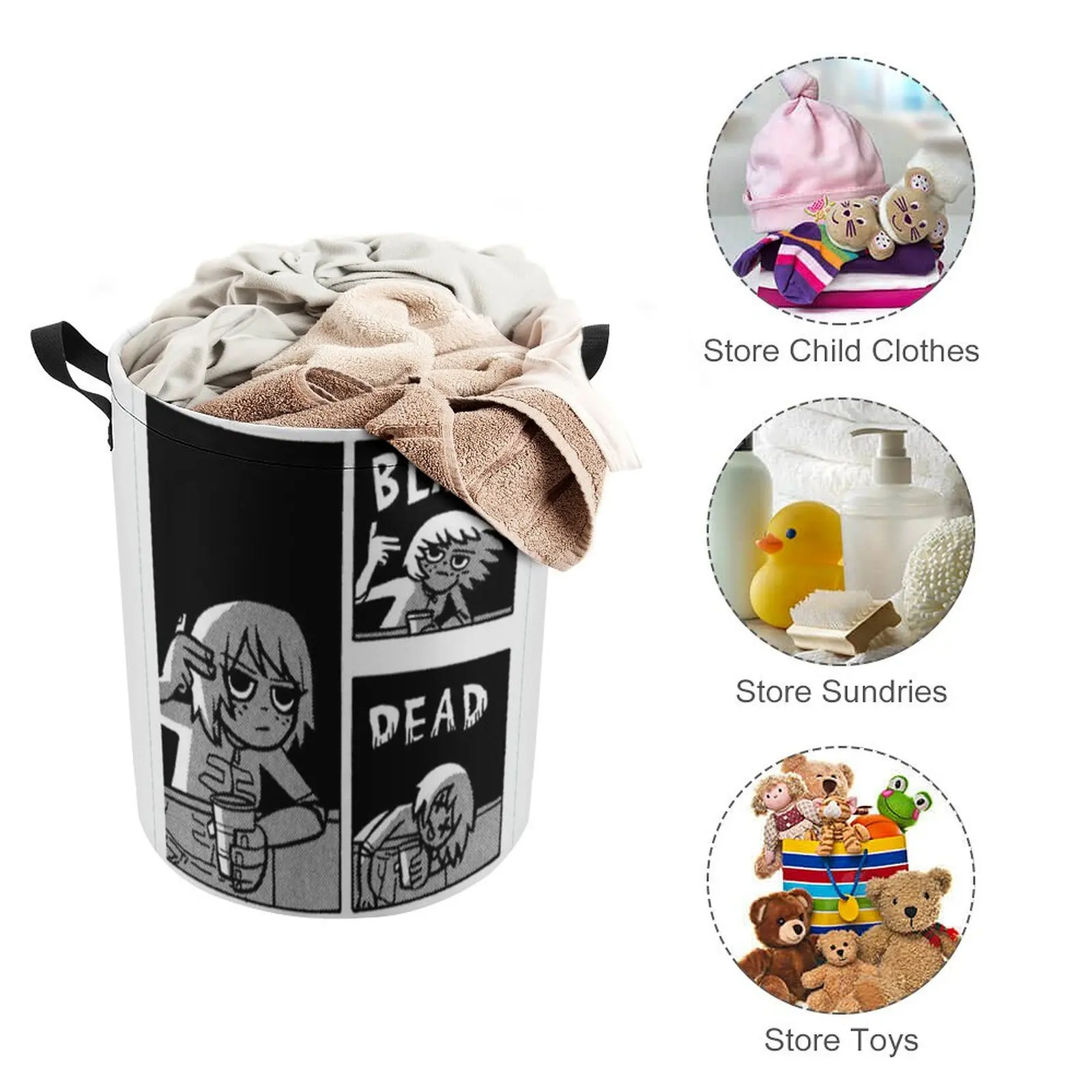 Корзина для грязного кармана белья многофункциональная