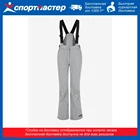 Брюки утепленные для девочек glissade, серый