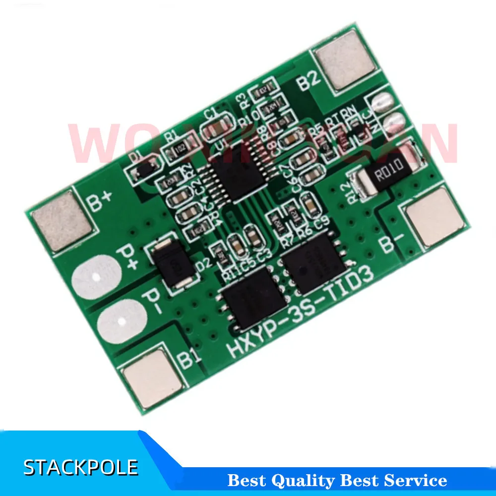 

10PCS 3S 10A Li-ion Lithium Battery 18650 Charger PCB BMS Protection Board 12V 11.1V 12.6V Prevent overcharge