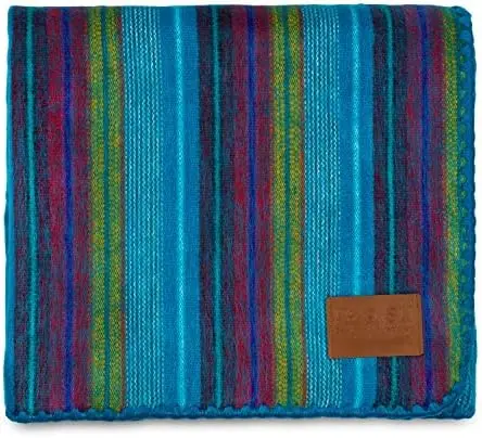 

Throw | Large, Beautiful, Warm, Variegated | 85 x 65 inches | -Soft, Hypoallergenic and Breathable | Non-Itchy or Scratchy Fabri