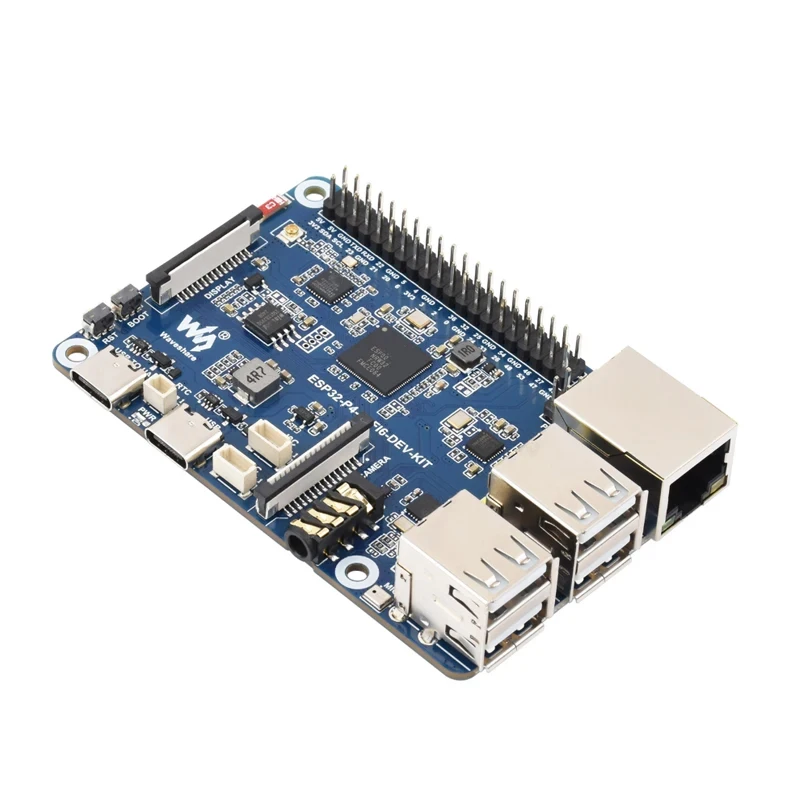 Фото Плата разработки ESP32-P4-WIFI6-DEV-KIT, с богатым набором человеко-машинных интерфейсов, на базе ESP32-P4 и ESP32-C6, поддерживает Wi-Fi №4