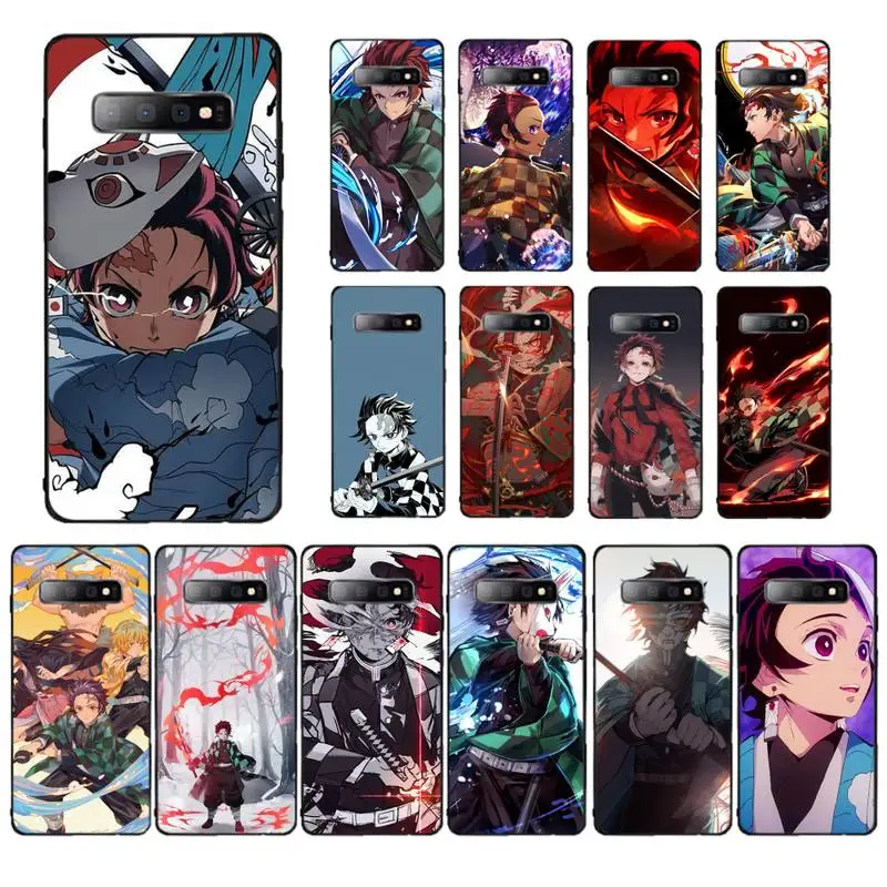 

MaiYaCa Anime Demon Slayer tanjiro Phone Case for Samsung S10 21 20 9 8 plus lite S20 UlTRA 7edge