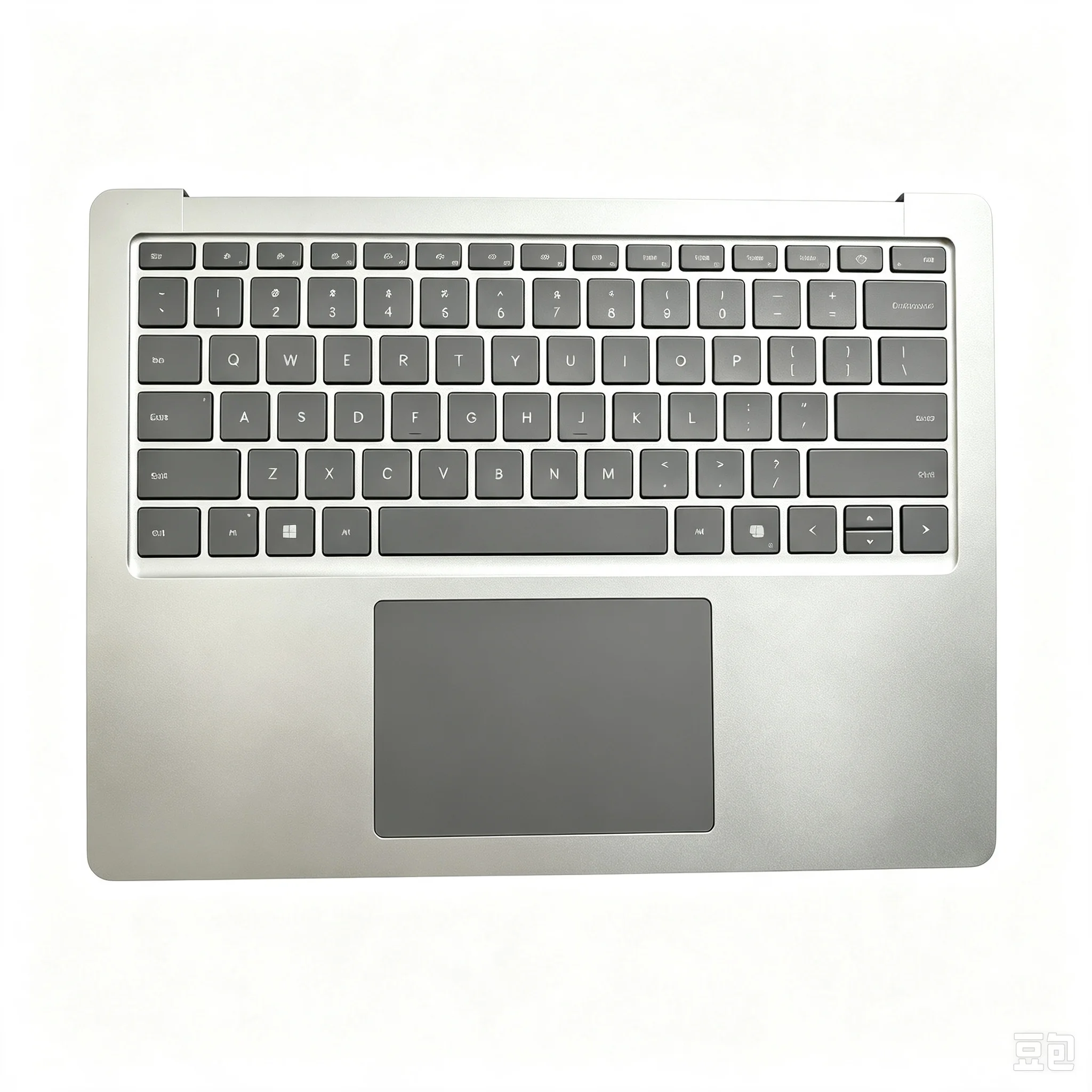 Фото Клавиатура с подставкой для рук и тачпадом, совместимая с Microsoft Surface Laptop 6 13.5 дюймов, модель 2033, запасная часть для ноутбука. №2