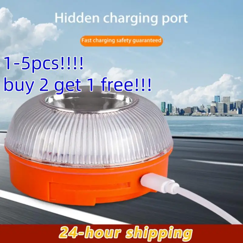 

Перезаряжаемый светодиодный автомобильный фонарик V16 для чрезвычайных ситуаций, магнитный индукционный стробоскоп, лампа для дорожных аварий, маячок, аксессуар для безопасности