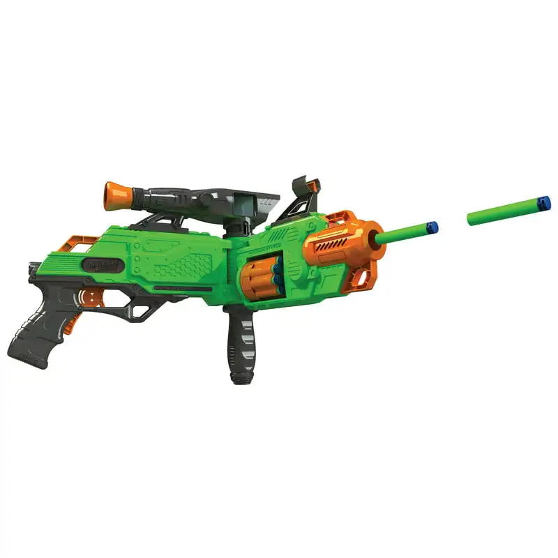 

Motorized Cornershot Blaster - Compatible with Nerf Foam Darts - for Kids 8 and Up