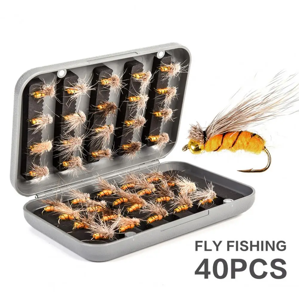 

40Pcs/Set Mini Lure Bait Special Triangular Spines Manual Fishing Bait Realistic Dedicated Artificial Bait