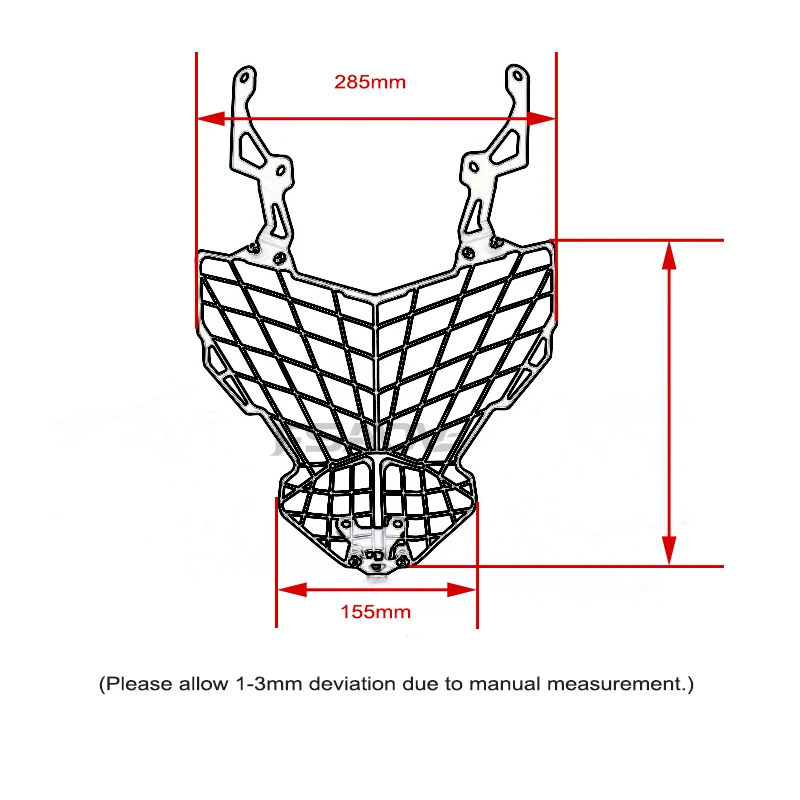 Защитная крышка для решетки передней фары декоративная HONDA NC750X NC 750X NC750 X 2021 2022 2023