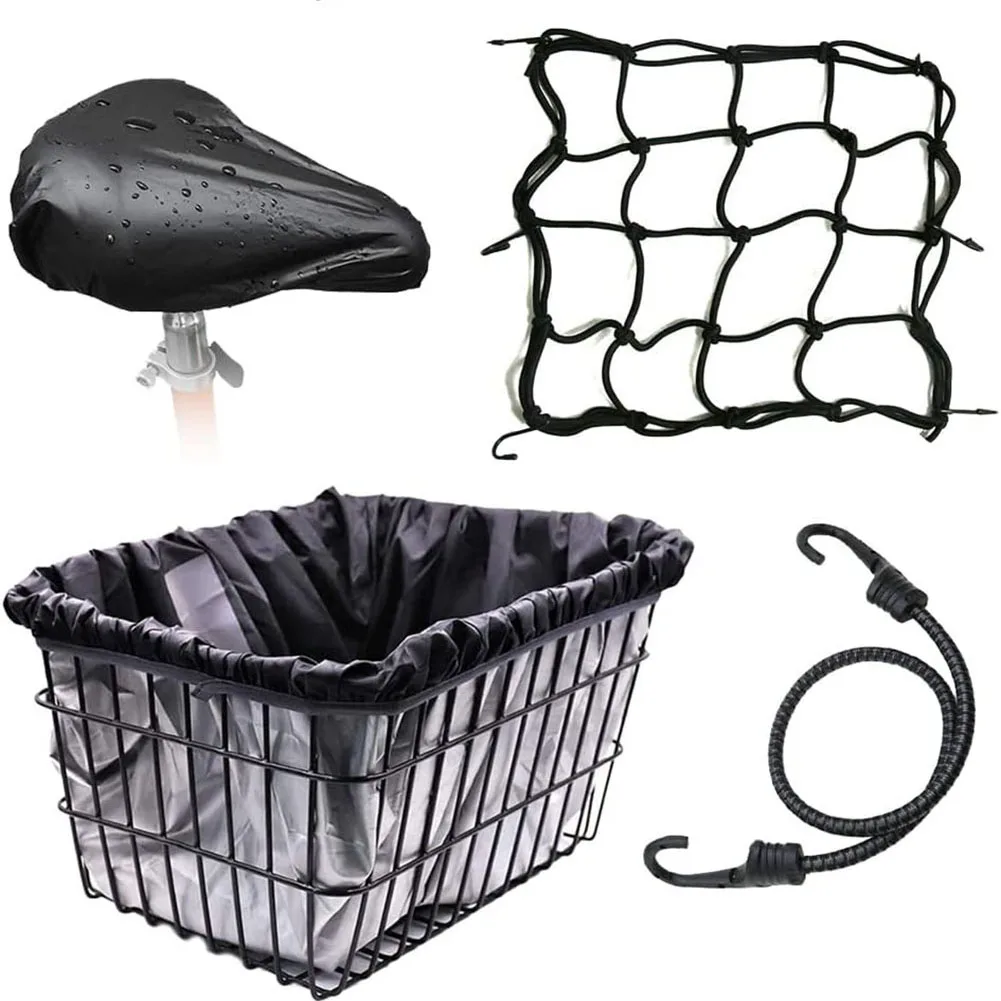 

Durable High Quality Bike Ebike Basket Oxford Cloth Waterproof Rain Cover Waterproof Cover Bicycle Basket Cover