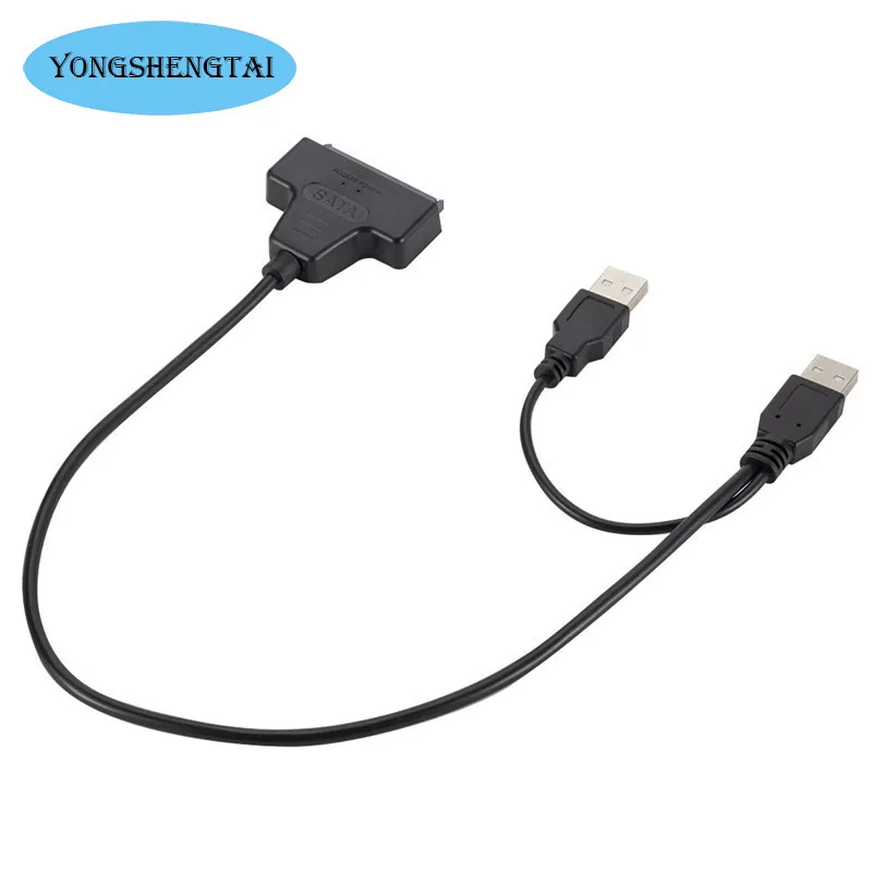 Прямая продажа с фабрики Переходник USB 2 0 на SATA 7 + 15 Pin для 5-дюймового HDD SSD высокого