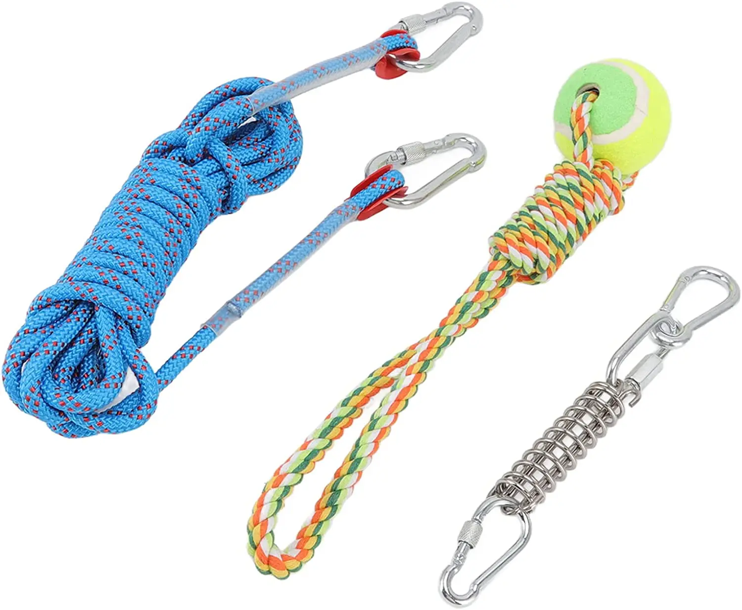 

Spring Pole Chien Corde Jouet Sécurité Chien Suspendu Bungee Pull Jouet Flexible Amusant pour Chiens Moyens