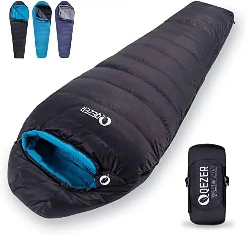 

Sleeping Bag for Adults 0°F 10°F 15°F 20°F Backpacking Sleeping Bag for Cold Weather with Compression Sack Inflatable lounge