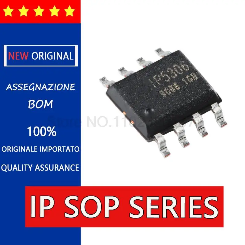 5 шт. IP5306 IP5303 IP5305 IP2312 IP3005A IP6505 IP6505T SOP8 чип мощности ic