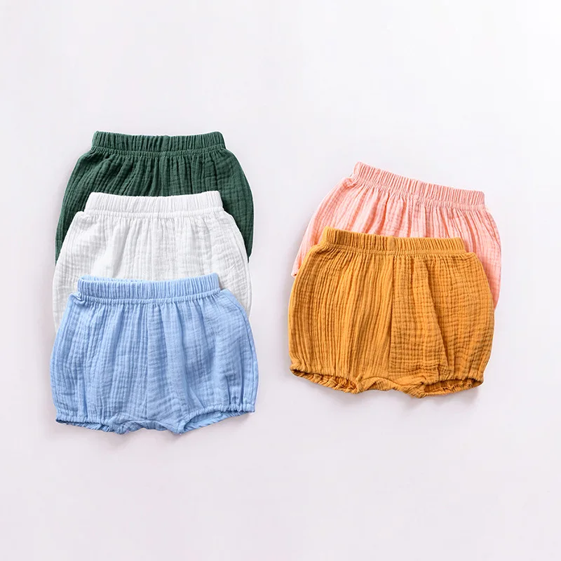 

Children's clothing baby candy-colored bread pants children's children's summer big PP shorts baby pants