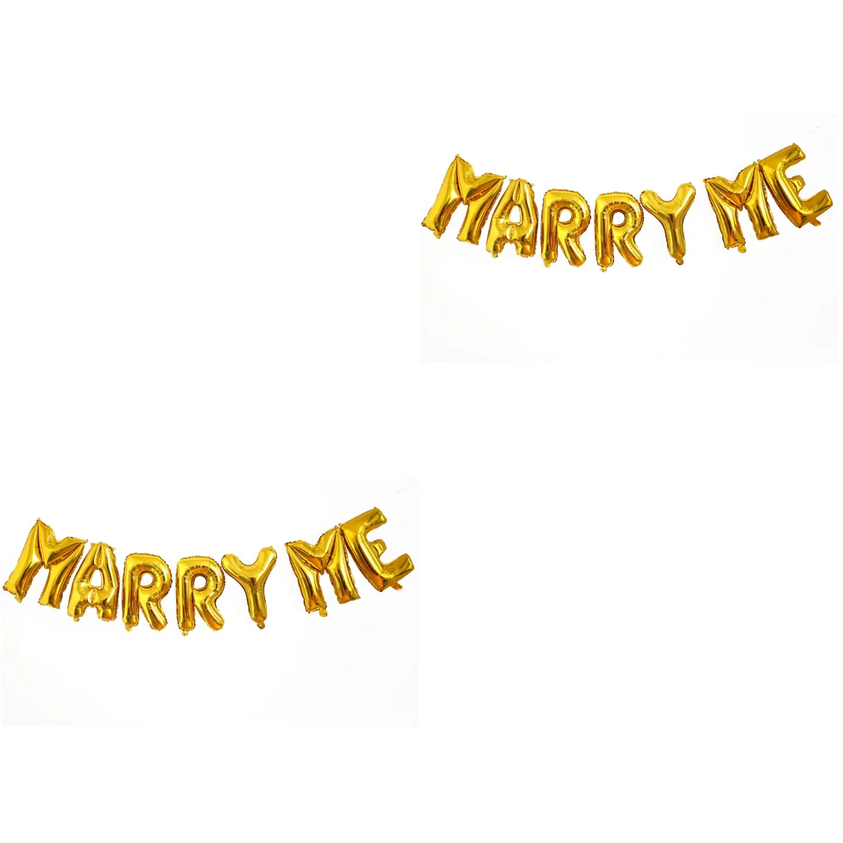 

2x Proposal Party Supplies Letters Alphabet Balloon Marry Me Sign Wedding Party Decorations Bridal Balloon
