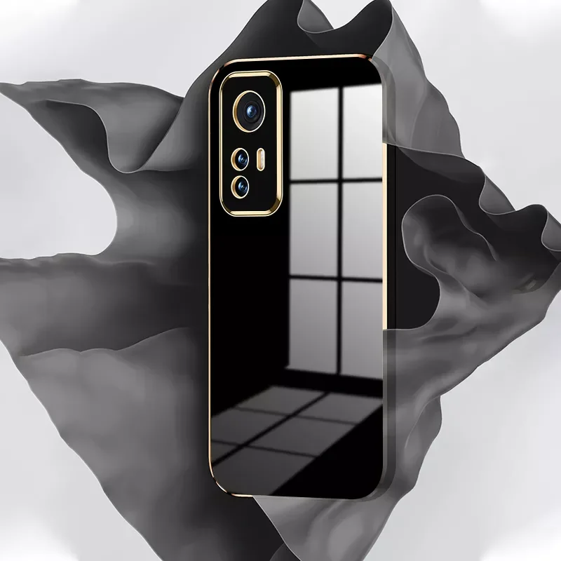 

2022 Trend For Xiaomi 12 Pro Case for Xiaomi mi 12 mi12 12Pro 12x mi 11 lite 10 t pro lite Square Silicone Case Plating Phone Co