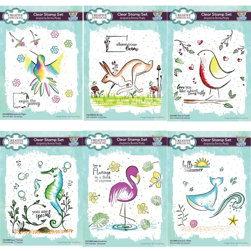 

2022 New Animals Clear Stamps No Cutting Dies For Diy Dies Scrapbooking Paper Cards Embossing Decoration Photo Album Craft Stamp