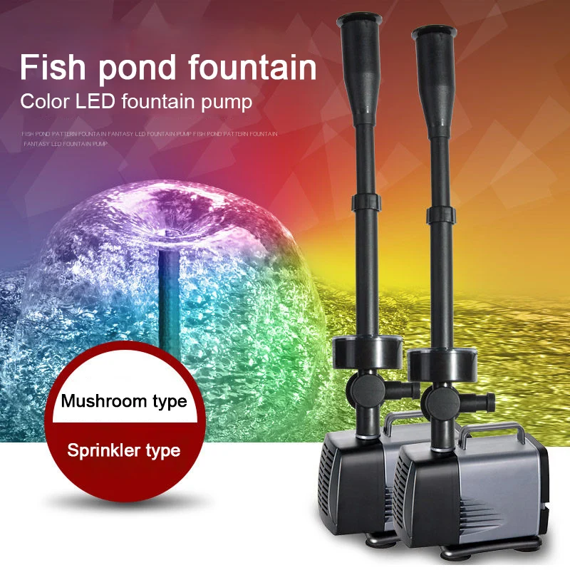 

Fish Tank LED Fountain Pump Submersible Aquarium Water Pump Garden Fish Pond Waterfall Fountain Pump with Led Light Waterpump