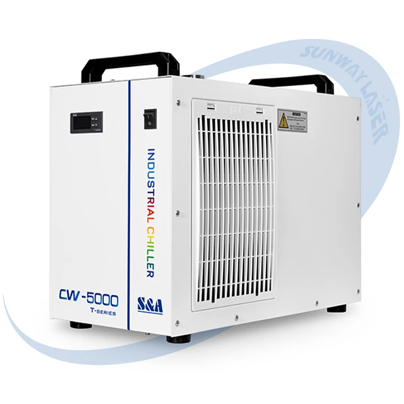 

Высокоточное оборудование для охлаждения воздушным охлаждением промышленный водяной охладитель Cw3000 Cw5000 Cw5200 машина для Co2 лазерной трубчатой машины