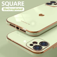 simple electroplating is applicable to iphone12 love mobile phone case xsmax apple 11pro all inclusive 78plus fine hole