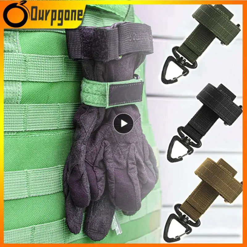 

Tactical Gear Military Molle Hook Multi-tool Outdoor Keychain Survival Edc Molle Webbing Gloves Rope Clip Keeper Pouch Belt