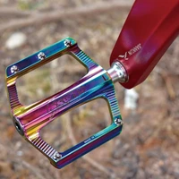 ultralight seal bearings bicycle bike pedals cycling nylon road bmx mtb pedals flat platform bicycle parts accessories