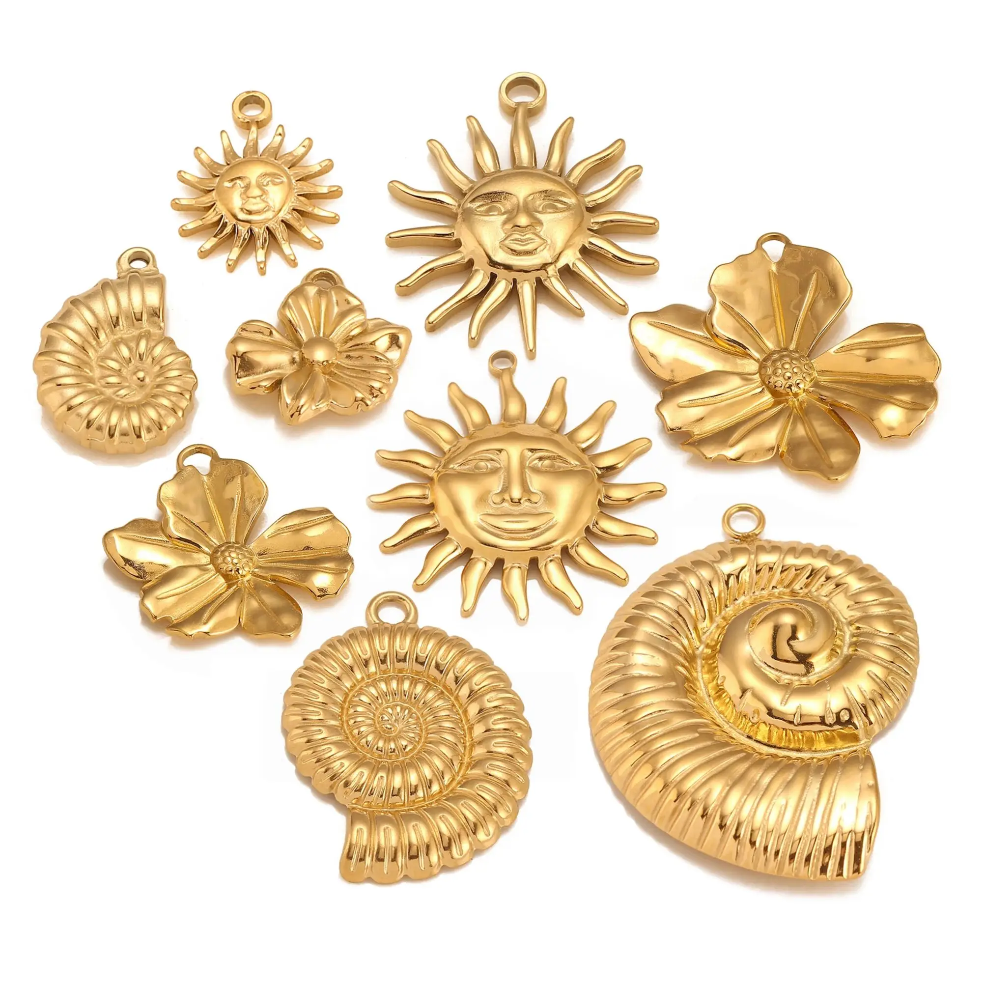 Подвеска из нержавеющей стали в виде солнца