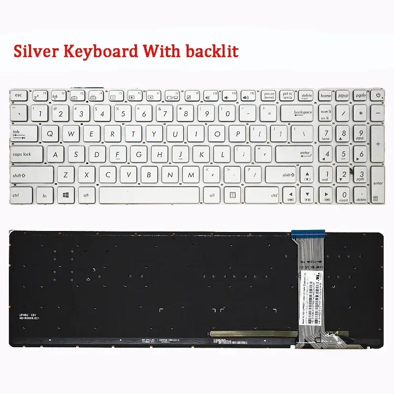 Новая клавиатура для ноутбука ASUS ZX50V FX-PLUS G551JX G551VW N552V ZX50XJ ZX50JX GL552J GL552V FX-PRO G552VM G552VX
