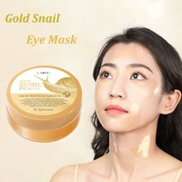 50pcs gold snail eye mask anti dark circle patches moisturizing whitening wrinkle remove eye bags repair beauty masks skin care