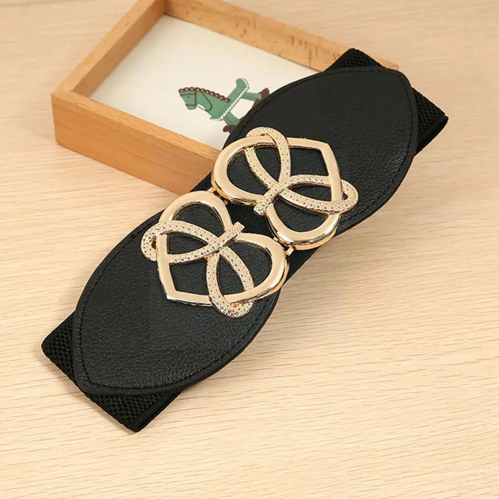 

Retro Elastic Waist Seal Girdle Retro Style Female Buckle Women's Wide Belt Waist Decor Palace Waist Seal Seal Waist Belts E1O7