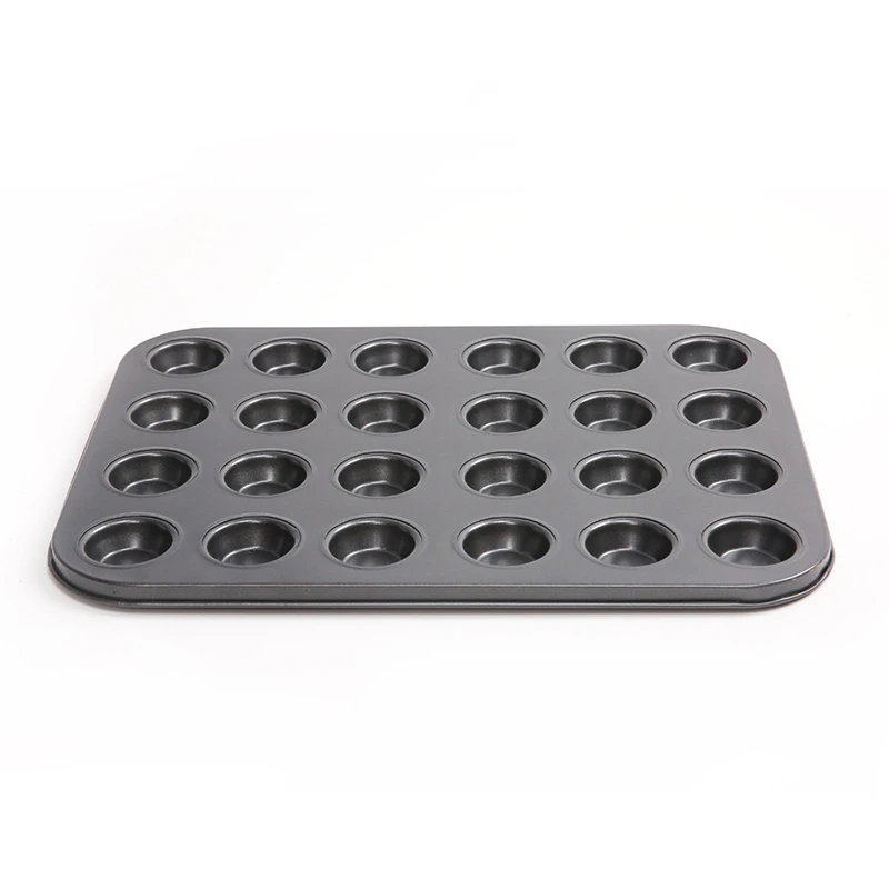 

1PC 24-Hole Carbon steel Square Donut Shell Shape Baking Mold Non Stick Baking Dishes Oven Trays Pastry Tool Cake Tools Dropship