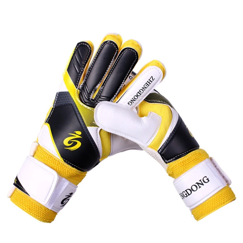 Adults Kids Professional Soccer Goalkeeper Gloves Finger Protection Goal Thickened Latex Football Gloves for futbol futebol Goal