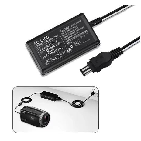 AC-L100C для камеры Sony AC-L10A L10B L15 L100C Адаптер питания NX100 AX2000 MC2500 HXR-NX3 CCD-TRV228 TRV615 PC104 MVC-FD200