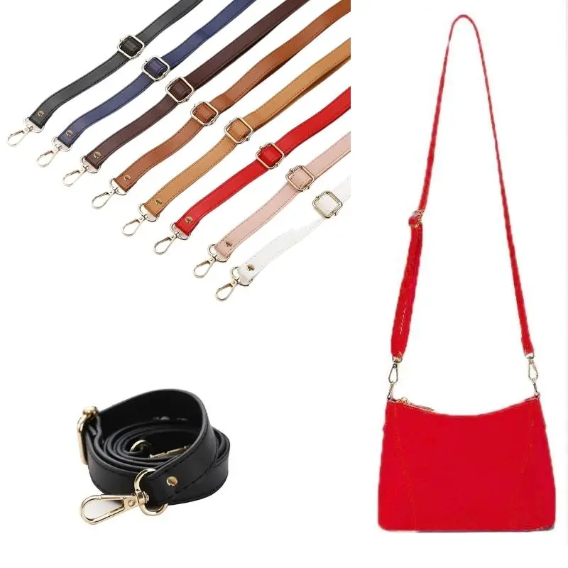 

130cm PU Leather Shoulder Bag Strap Accessories For Handbags DIY Replacement Strap For Crossbody Bag Accessories Free Shipping