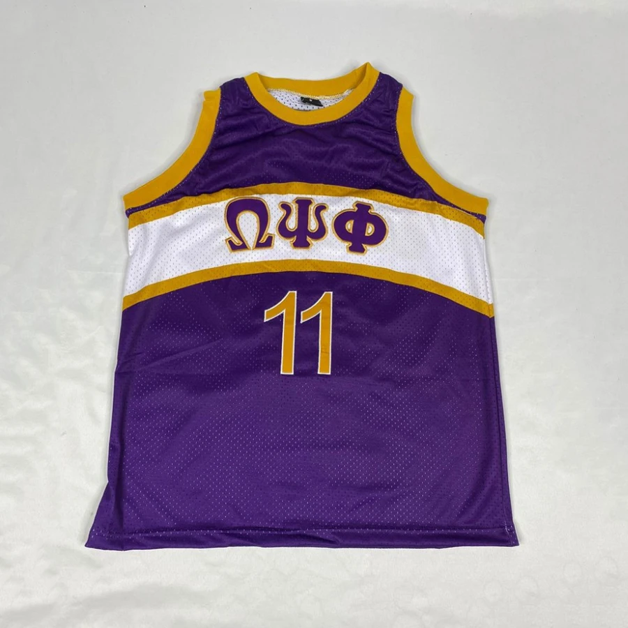 

Omega Psi Phi Printed fitness sports sleeveless vest