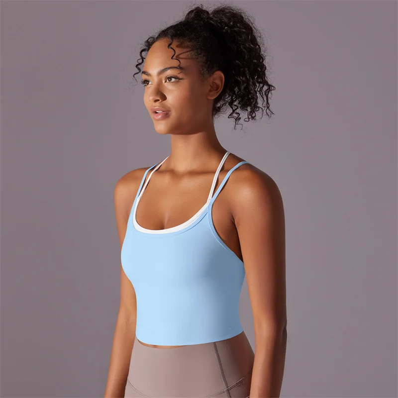 Женские бюстгальтеры для фитнеса и йоги красивые спортивные с открытой спиной