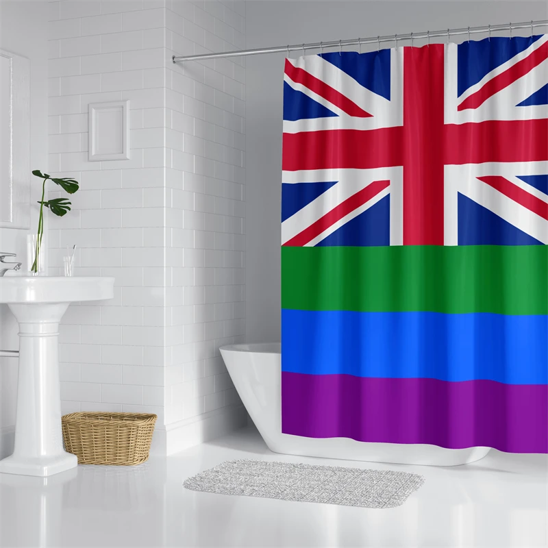 Aertemisi Великобритания ЛГБТ Радуга фестиваль Прайд душевая занавеска с люверсами и