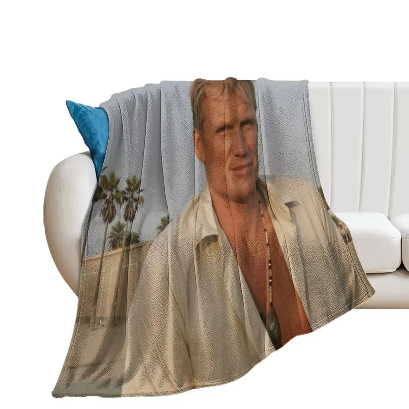 Детское меховое одеяло Dolph Lundgren